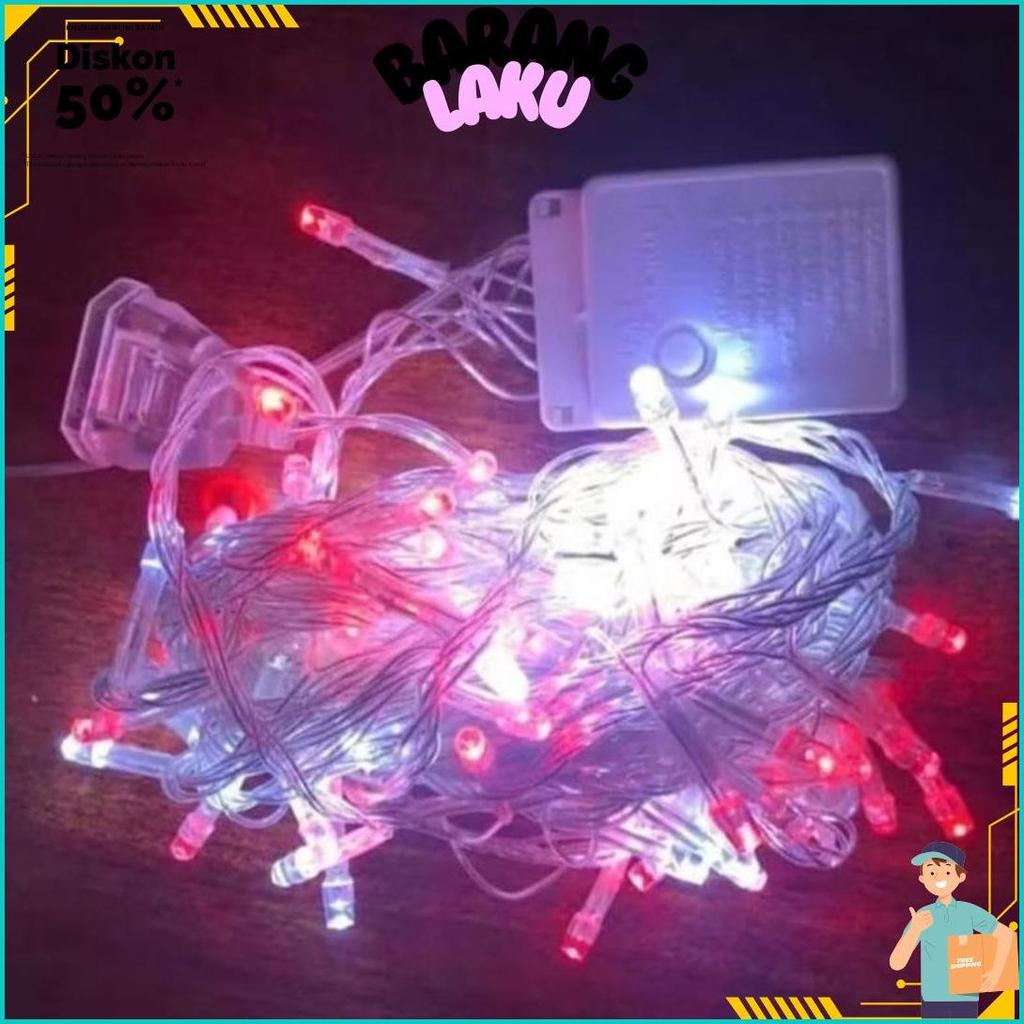 Lampu Tumblr Led 10 Meter/ Lampu Natal 100 Lampu/ Lampu 17 Agustusan 10 Meter 100 Led Gratis Ongkir