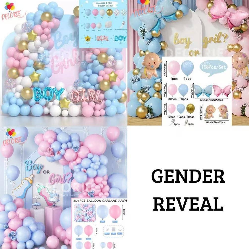 balon/gender reveal/balon party/balon tema/balon gender reveal