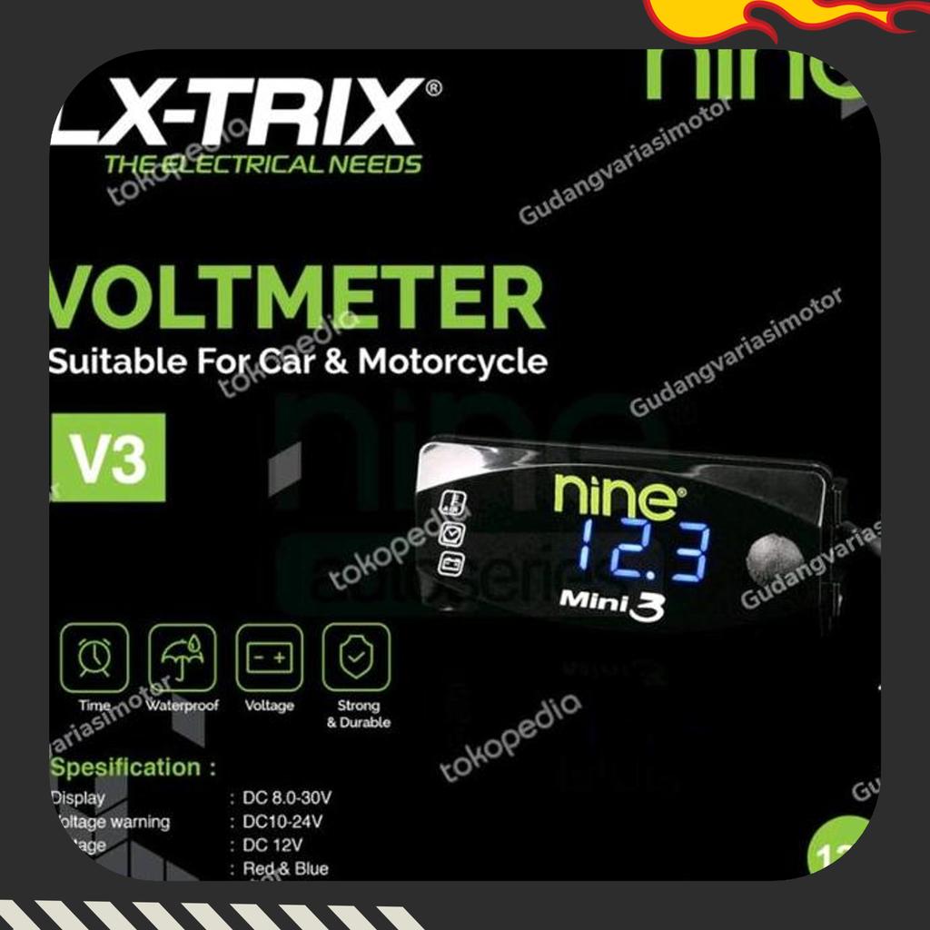 voltmeter digital lx - trix nine v3