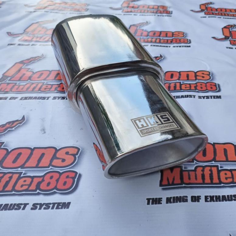 knalpot mobil knalpot racing mobil hks gepeng turbo galvanis kotak suara bass untuk semua tipe mobil