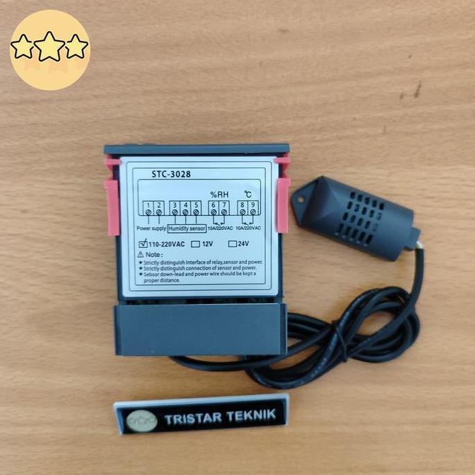 NEW - STC-3028 Thermostat Hygrostat Temperature Humidity Controller STC3028
