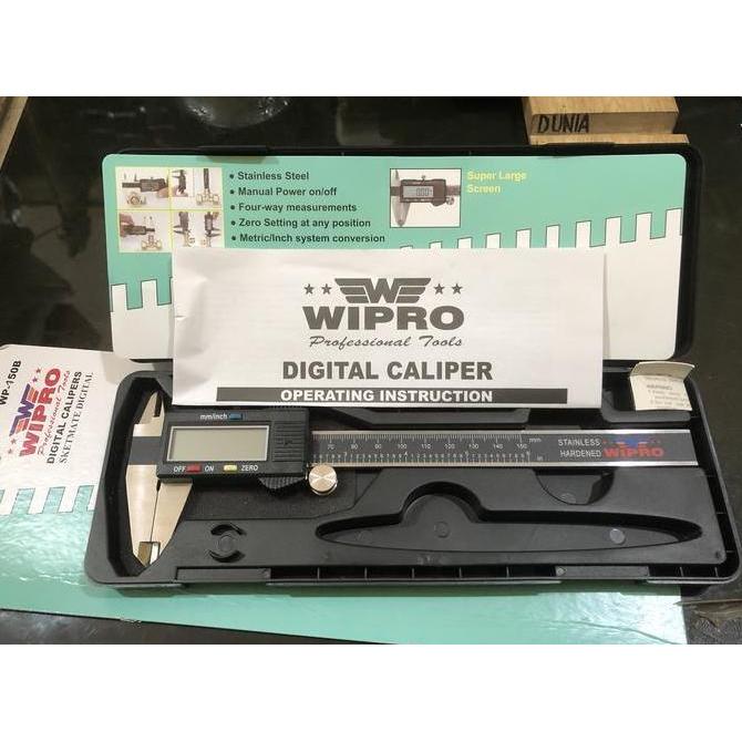 TERLARIS - Sigmat digital 6" (150mm) WIPRO/ segmat/ jangka sorong/ digital calper