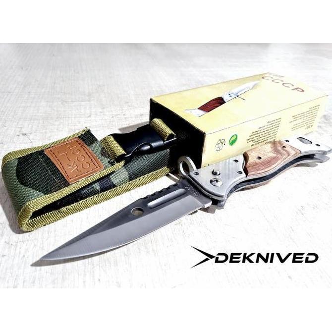 PROMO - Pisau Lipat AK47 Automatic Survival Outdoor 11 Inch " Deknived "