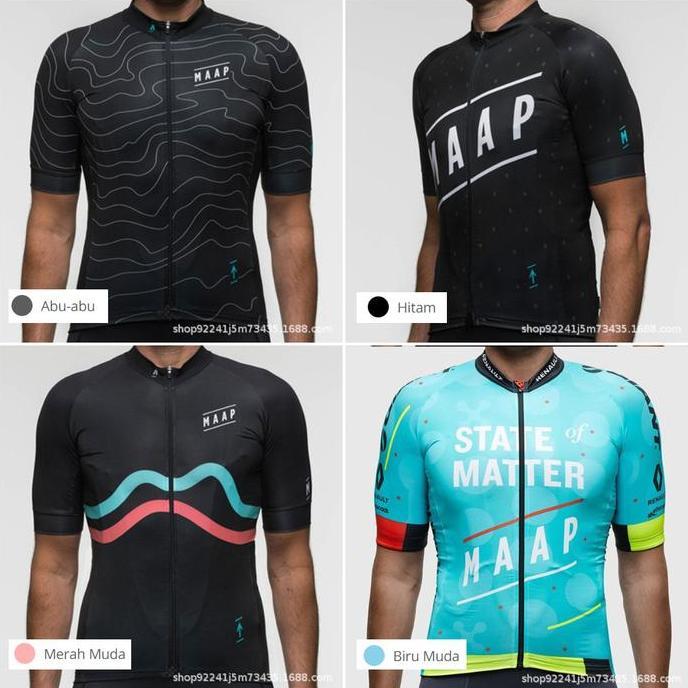 NEW - Baju Sepeda / Jersey Sepeda / Baju Gowes MAAP Bahan Premium Import