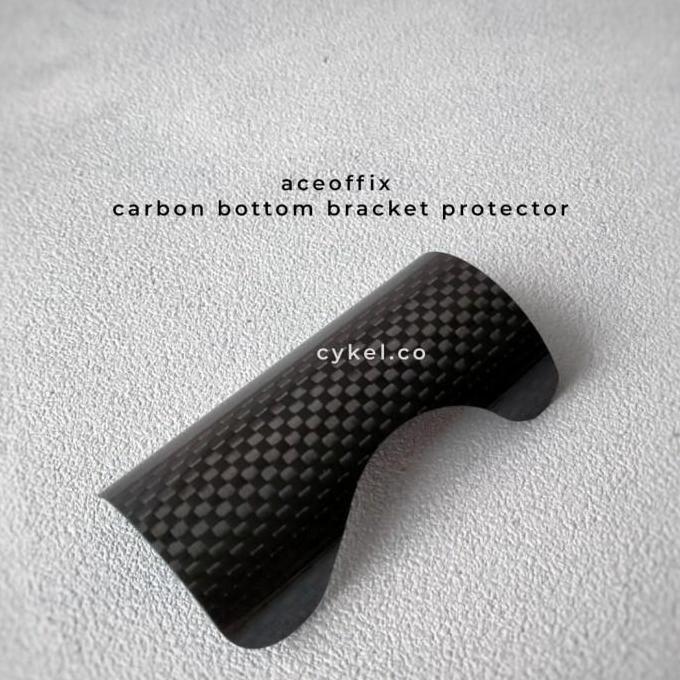 NEW - aceoffix carbon fiber bottom bracket protector folding bike frame
