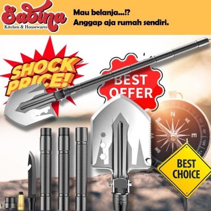 Sekop Lipat Portable Multifungsi Professional Tactical Survival Tool