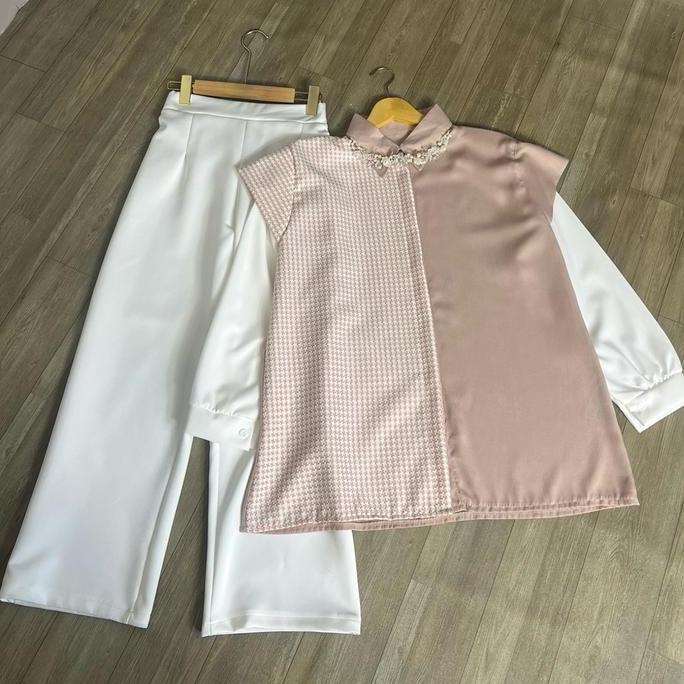 Syakila one set celana setelan wanita