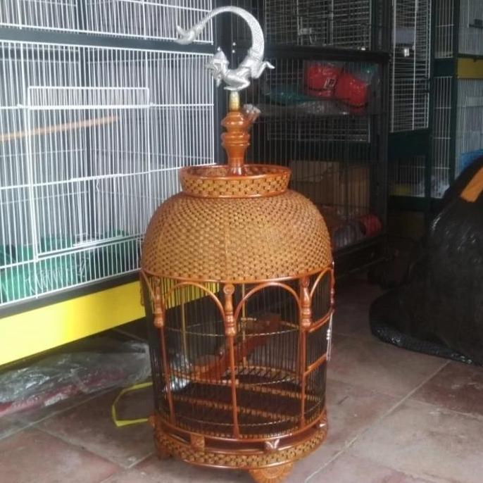 PROMO - Kandang burung perkutut rotan anyaman pelituran