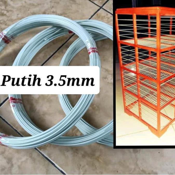 TERMURAH - Jeruji fiber putih 1kg ukuran 1mm, 1.5mm, 1.8mm, 2mm, 2.2mm, 2.5mm, 2.7mm, 3mm, 3.5mm,4mm