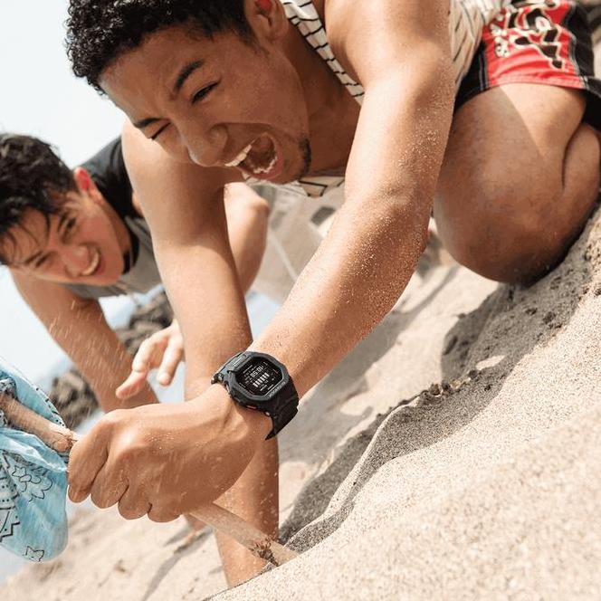 Casio G-Shock Gbd-200-1Dr Jam Tangan Pria Digital Gbd200 G-Squad