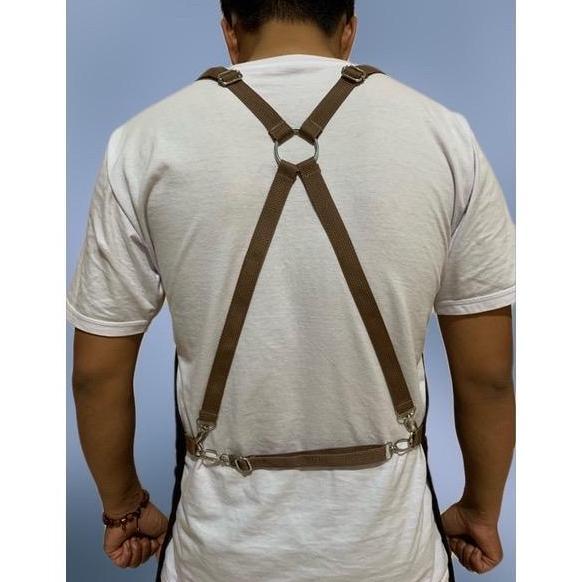 Tali Apron Barista Tali Kulit Celemek Asli garut