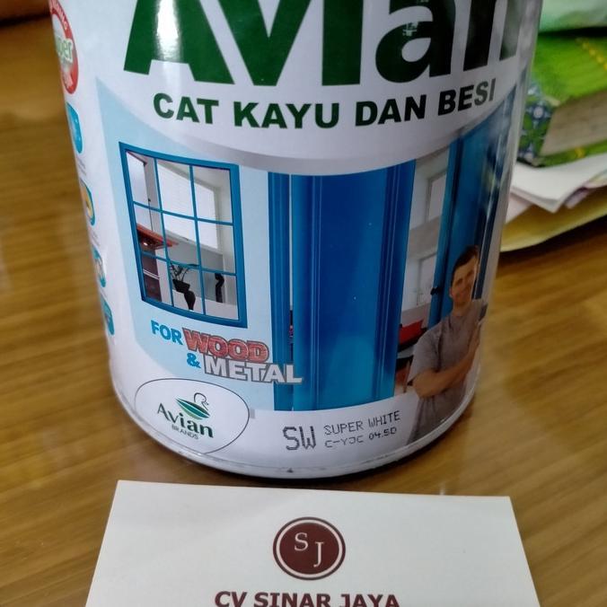Cat Kayu dan Besi Merk Avian 1kg ALL WARNA / Cat Minyak Avian 1 kg / Avian 1kg / Cat Minyak Avian