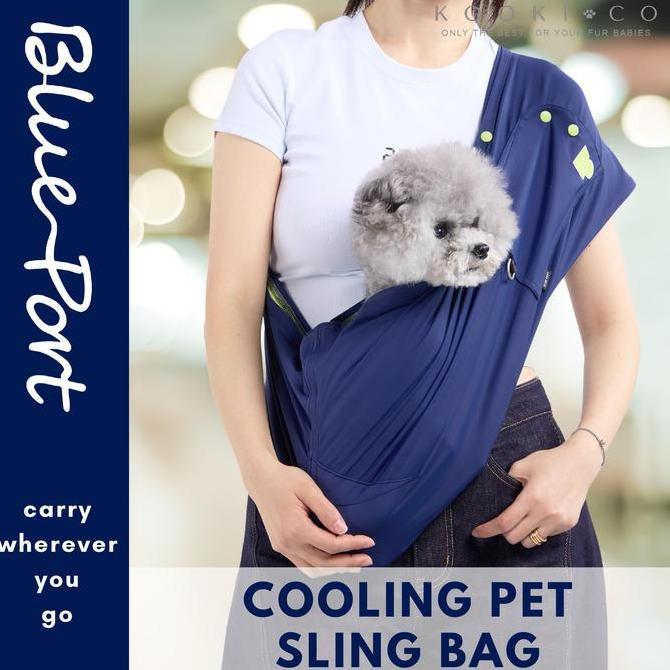 Blueport Cooling Pet Sling Bag Gendongan Kucing Gendongan Anjing Gendongan Kelinci Gendongan Kucing