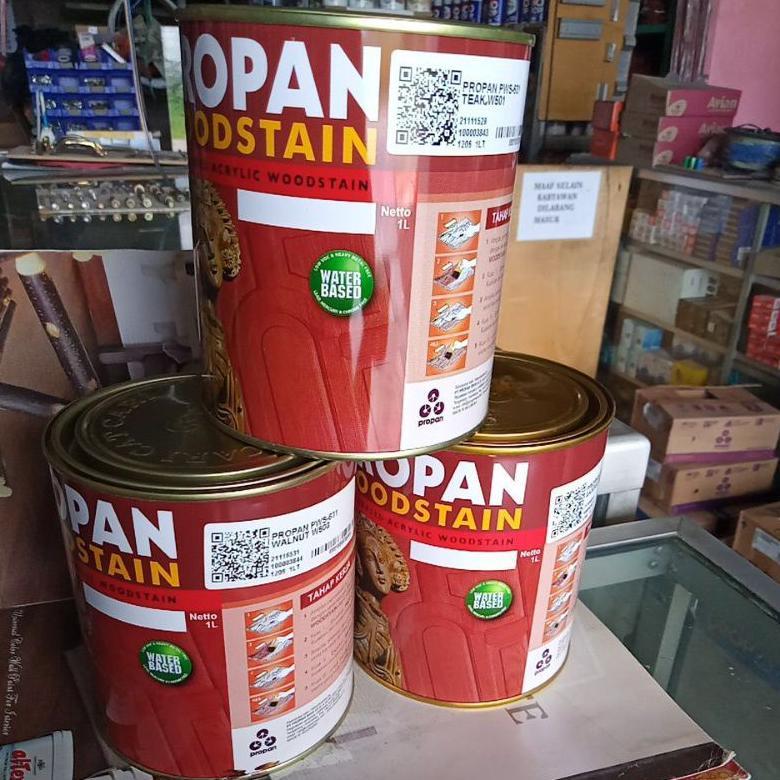Propan Woodstain PWS-631 1 kg Water Based || Teak || Akasia || Walnut || Walnut Bali