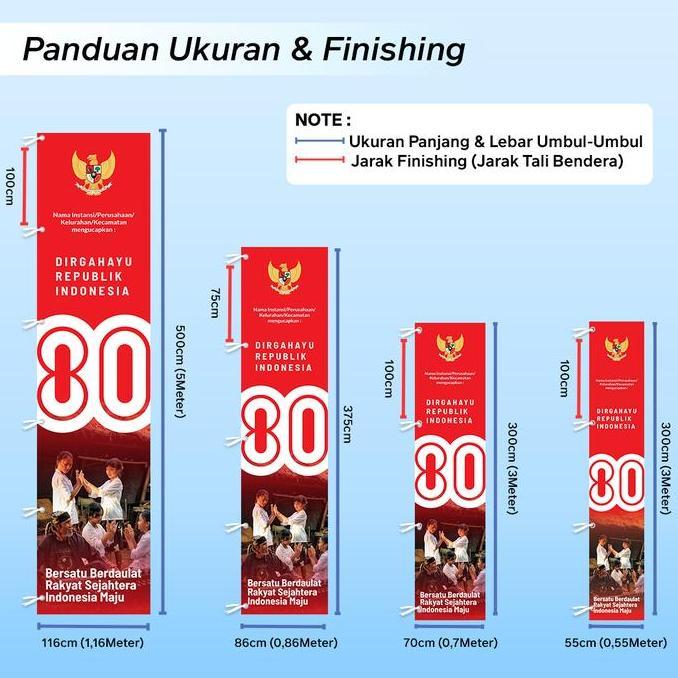 Spesial Umbul Umbul Bendera Hut Ri/Spanduk Hut Ri/Spanduk Kain/Spanduk 17An