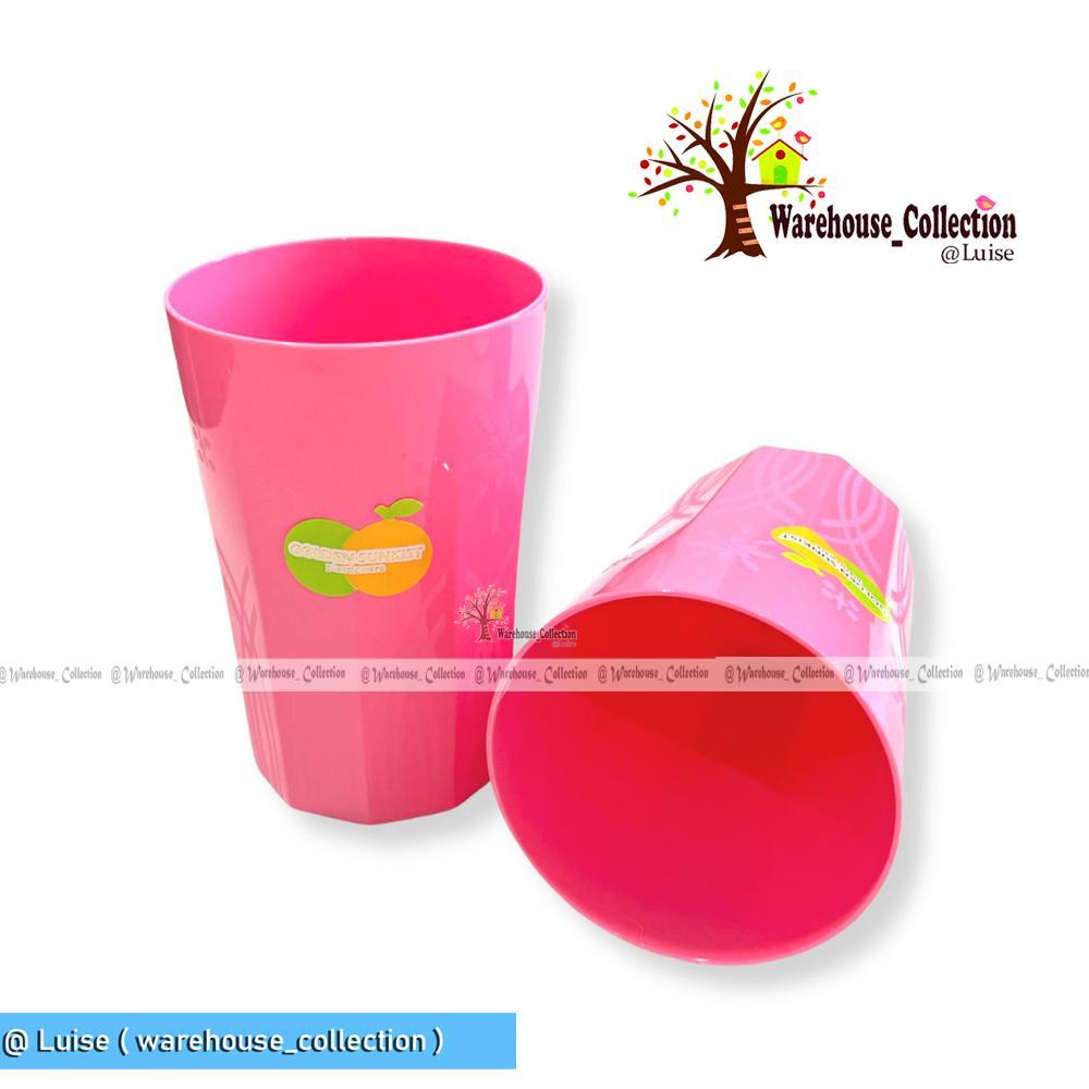 Gelas Plastik /Gelas Minum/Gelas Es /Gelas Motif /Gelas Fiori G5019 (W&Co)