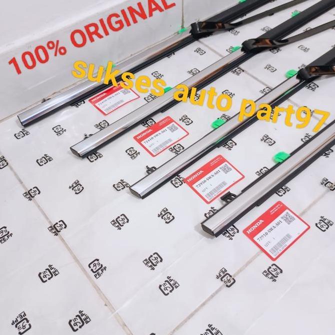 Aksesoris Pelipit Karet Kaca Luar Honda All New Crv Gen4 2013-2017 1Set Original