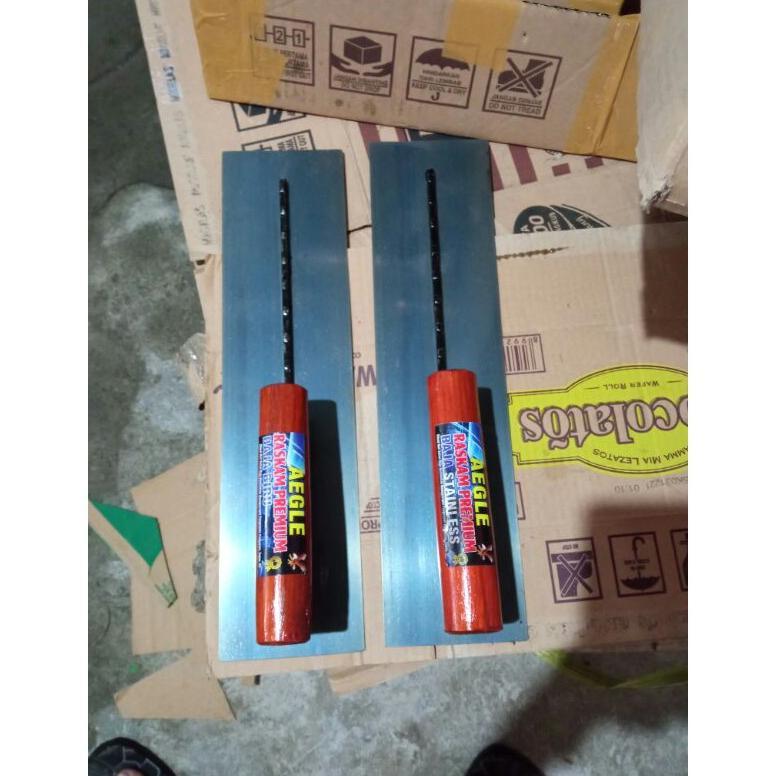 RASKAM BAJA PLAT BIRU 40 cm.Roskam Acian Reskam Trowel baja