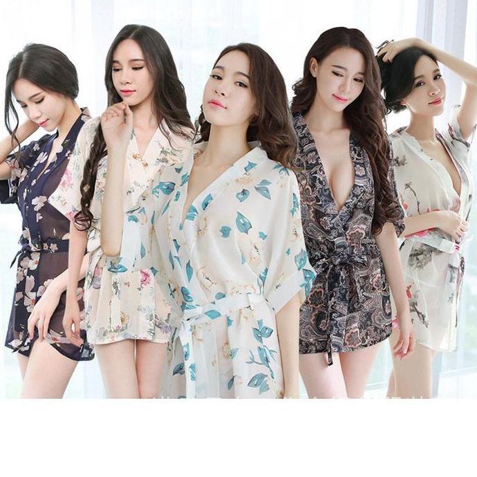 baju tidur kimono lingerie piyama bikini g string A187-2