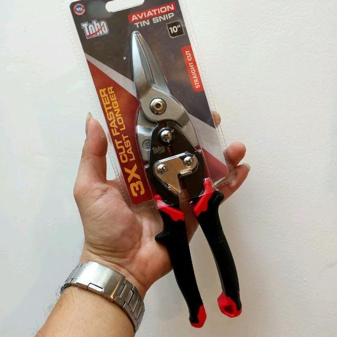 toho gunting baja ringan 10" cut aviation tin snip / gunting holo Toho / gunting toho