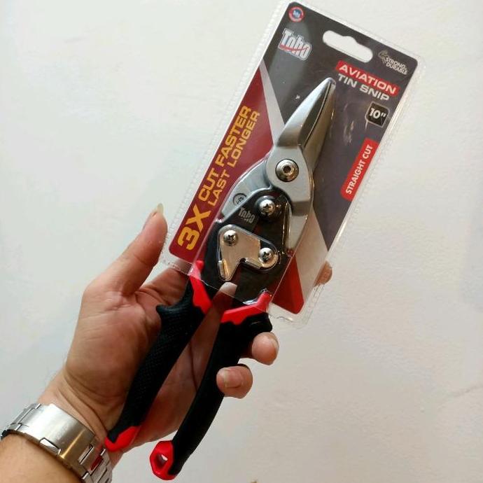 toho gunting baja ringan lurus 10" straight cut / gunting holo Toho merah