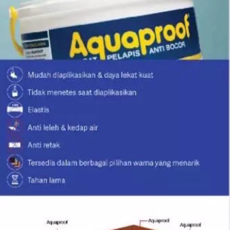 Kasilpedia - Cat Waterproofing Aquaproof 4 Kg 5 Kg Hanya Sebutan Cat Tembok Pelapis Anti Bocor Cat E