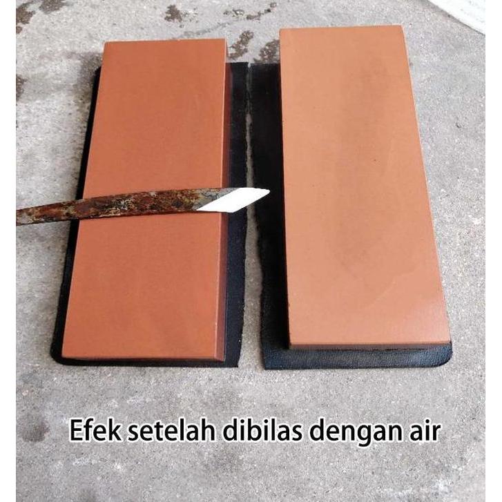 Batu Asahan Pisau Grid Whetstone Knife Sharpener Batu Asah Professional Pengasah Pisau Whetstone Gri