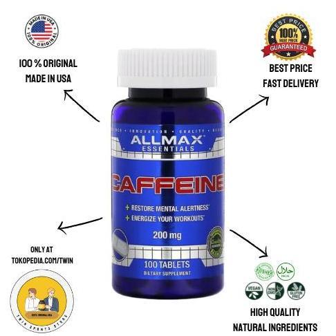 ALLMAX Nutrition Caffeine, 200mg, 100 Tablets
