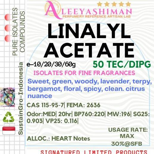 Aleeyashiman Pure Isolate LINALYL ACETATE