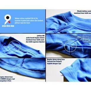 T shirt kaos polos anak murah  % cotton combed 30s lengan panjang