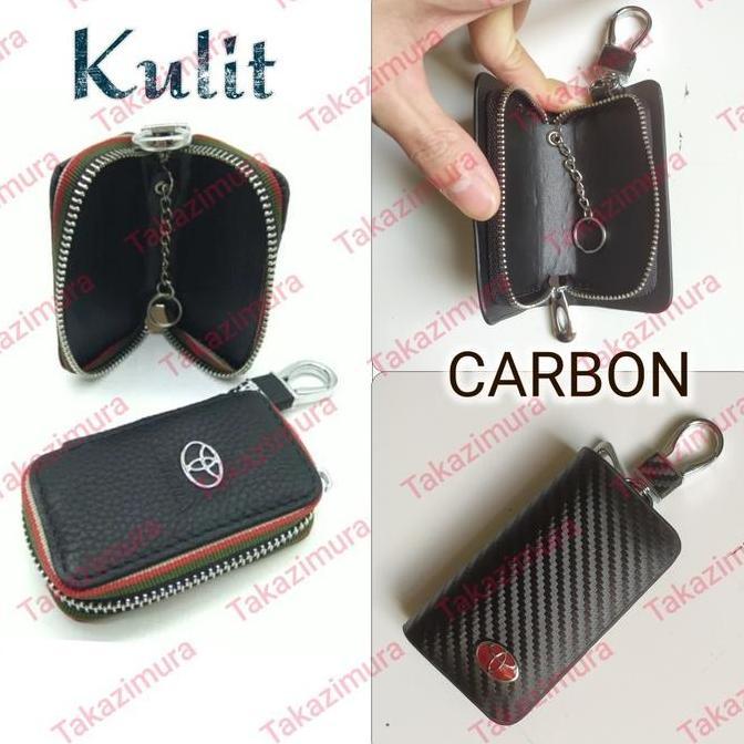 Promo Gantungan Kunci Dompet STNK Logo TOYOTA Raize Agya Calya Etios Valco Avanza Veloz Yaris Rush I