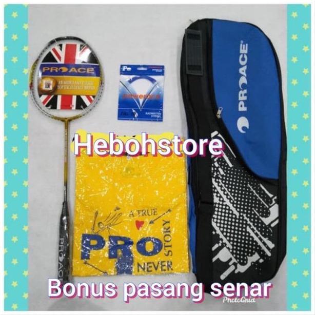 BEBAS ONGKIR - Raket Badminton PROACE SWEETSPOT SS 3000 Komplit(tas+senar+grip) ORI