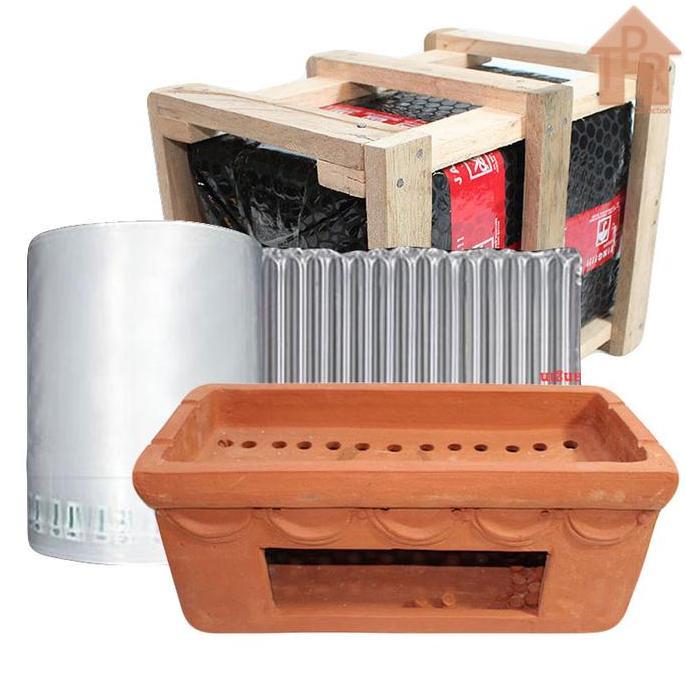 Terakota - Anglo Tanah Liat Bakaran Sate Jumbo L + Packing Krat Kayu