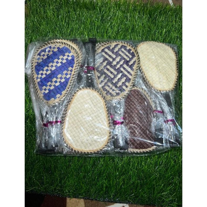 Souvenir Pernikahan Kipas Pandan Dikemas Plastik Sovenir Nikah Kipas Pandan Isi 50 Pcs Unik Souvenir