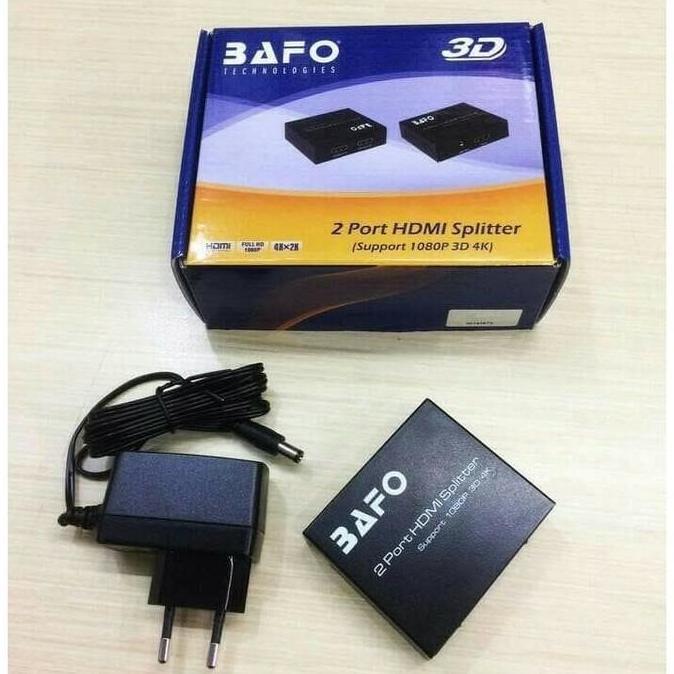 BAFO 2 PORT HDMI SPLITTER BAFO
