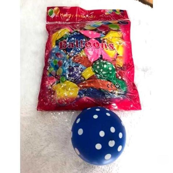 BALON POLKADOT ISI 100 PCS - BALON POLKADOT / BALON POLKADOT ISI 100 PCS MURAH / BALON - BALON