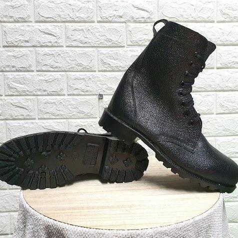 Sepatu Pdl Satpam Bahan Kulit Jeruk Model Panjang Sepatu Pdh
