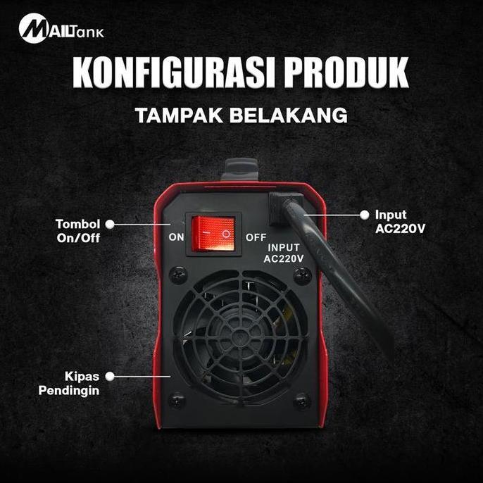 Diskon Mailtank Sh500 Mesin Las  Mailtank Inverter Welding Machine Sh500 Travo Las Mma-120A Mesin Tr