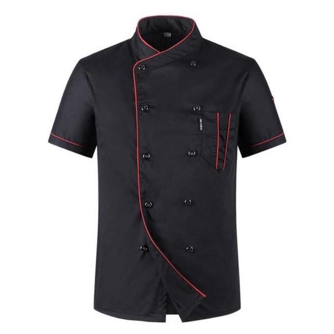 Seragam Chef Seragam Koki Baju Koki Lengan Pendek Original