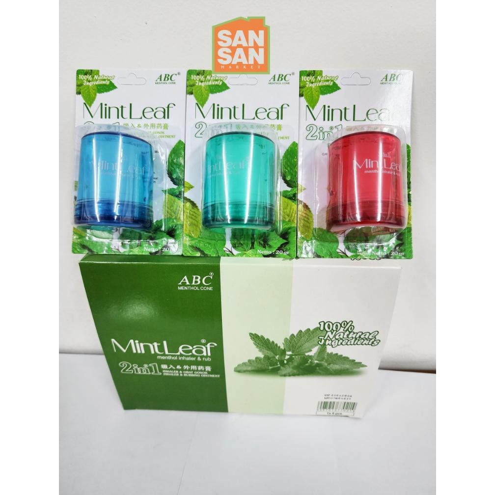 Menthol ABC 2 in 1 Inhaler & Obat Gosok 20 Gr