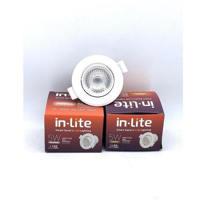 IN LITE LAMPU SPOTLIGHT LED INLITE DOWNLIGHT LED SPOT 5W INDC232
