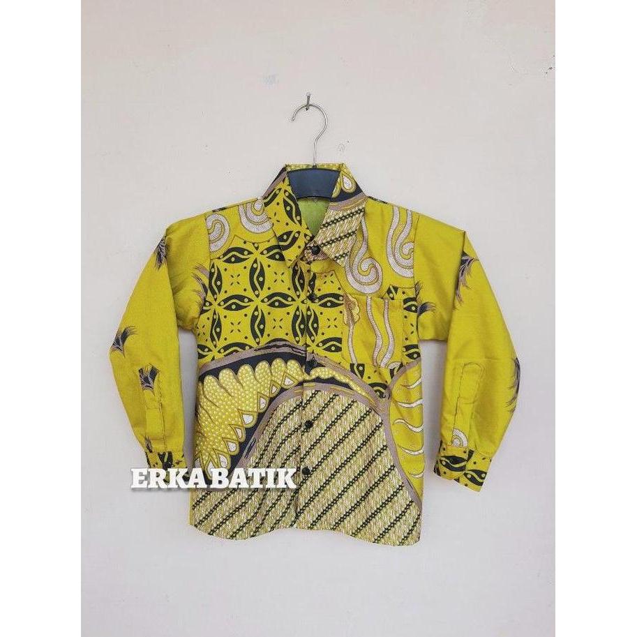 KEMEJA BATIK ANAK LAKI-LAKI 2-13 TAHUN SERAGAM BATIK