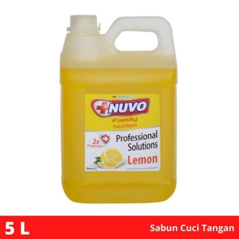 Sabun Cuci Tangan Nuvo 5 Liter Sabun Cuci Tangan Nuvo Antibacterial