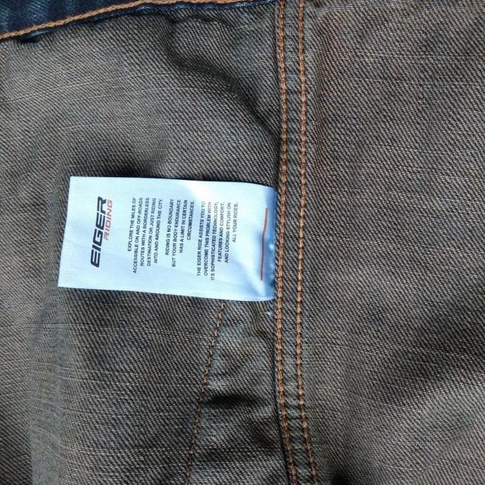 Jaket Rompi Eiger Riding 3228 Escalade 1.1 Vest Denim Original - Blue Terlaris