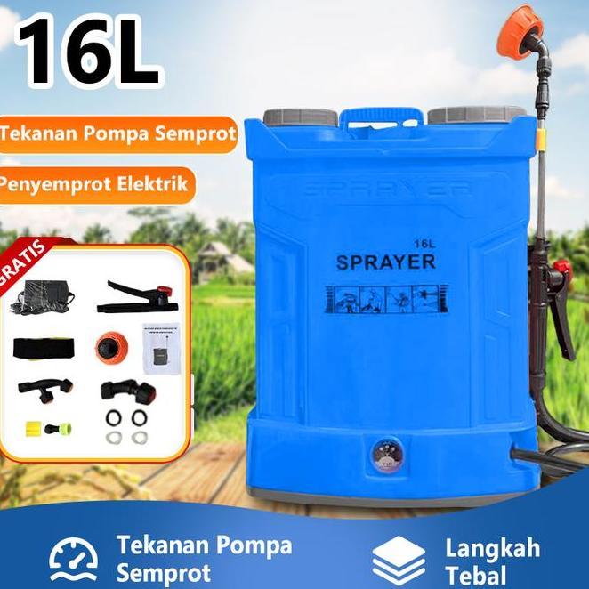 Yiqii Sprayer Elektrik 16 Liter18 Liter Alat Semprot Pertanian Hama Padi