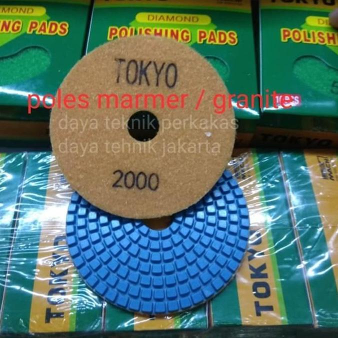 polishing pad #2000 - diamond pad poles marmer - pad poles granite