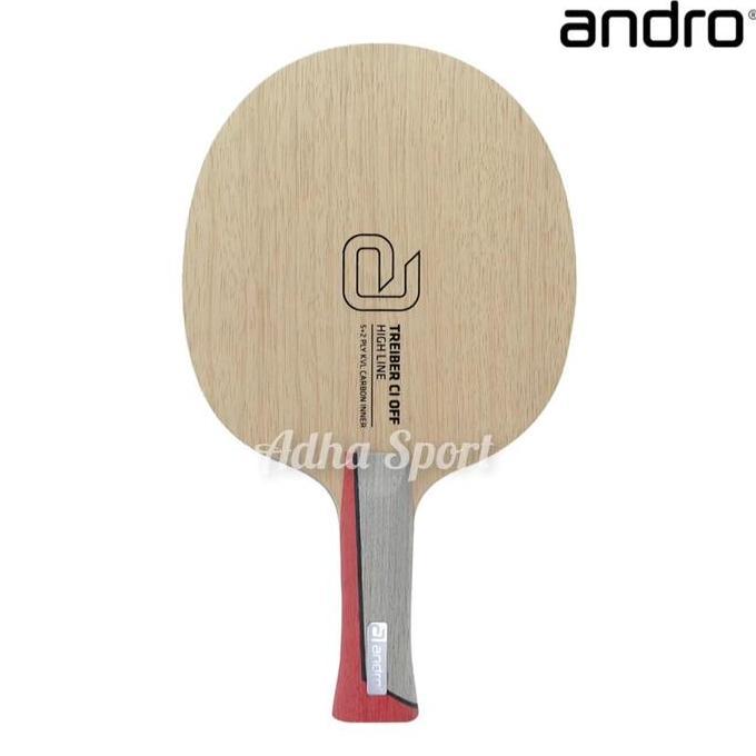 Andro TREIBER CI OFF Kayu Bet Pingpong Blade Tenis Meja Original