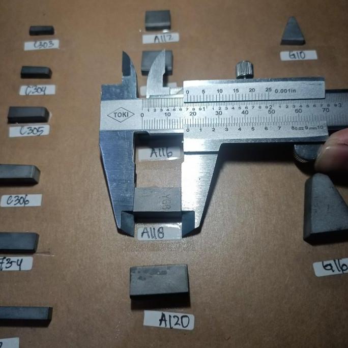 ECER widia A118 YG6 - betel widia -betel bubut widia - tip widia yg6 ori