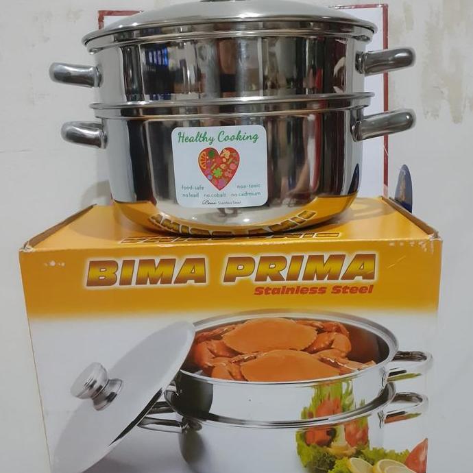 kukusan (steamer) stainless bima