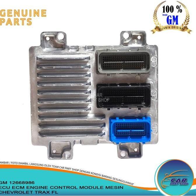 ECU ECM ENGINE CONTROL MODULE MESIN CHEVROLET TRAX FL ORI GM 12669966 SPAREPART MOBIL ORIGINAL ORIGI